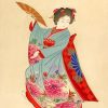 Ancient Japan Woman Dancer Diamond Painting
