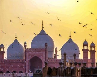 Badshahi Mosque Lahore Pakistane diamond painting