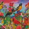 Birds And Blooms diamond painting