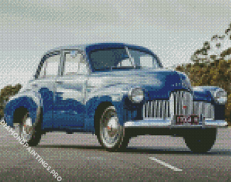 Blue Vintage Holden diamond painting