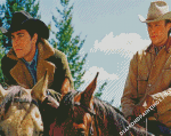 Brokeback Mountain Characters Diamond Painting