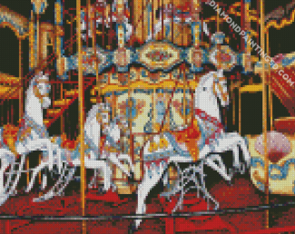 Circus Carousel diamond painting