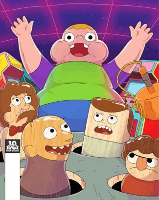 Clarence Characters Diamond Painting