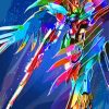 Colorful Gundam Wing Diamond Painting