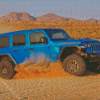 Desert Jeep Wrangler diamond painting