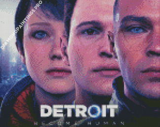 Detroit Become Human Game Diamond Painting