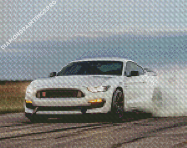Drifting Ford Shelby GT350R Diamond Painting
