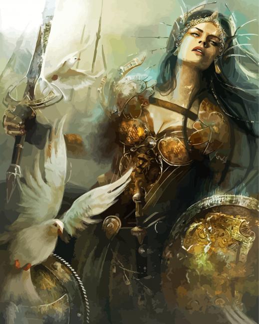 Fantasy Warrior Goddess Diamond Painting