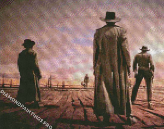 Fistful Of Dollars Characters Diamond Painting