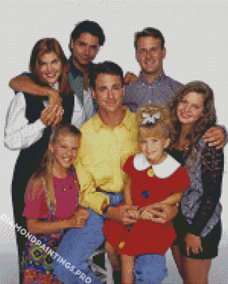 Full House Characters Diamond Painting
