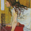 Girl At The Window Hodler Art diamond painting