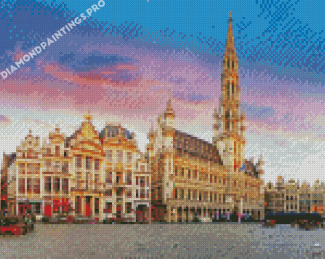 Grand Place Bruxelles Diamond Painting