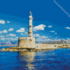 Greece Crete Chania Lighthouse diamond painting