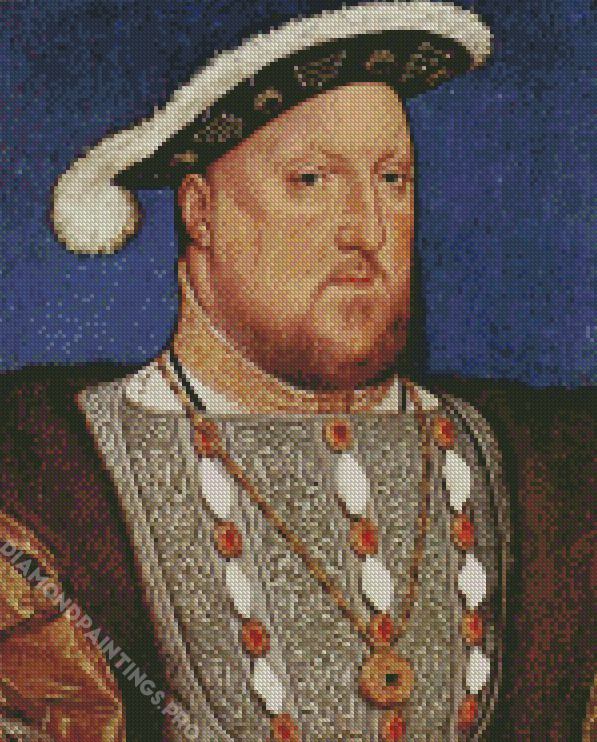 Hans Holbein The Younger Portrait Of Henry Viii King diamond painting