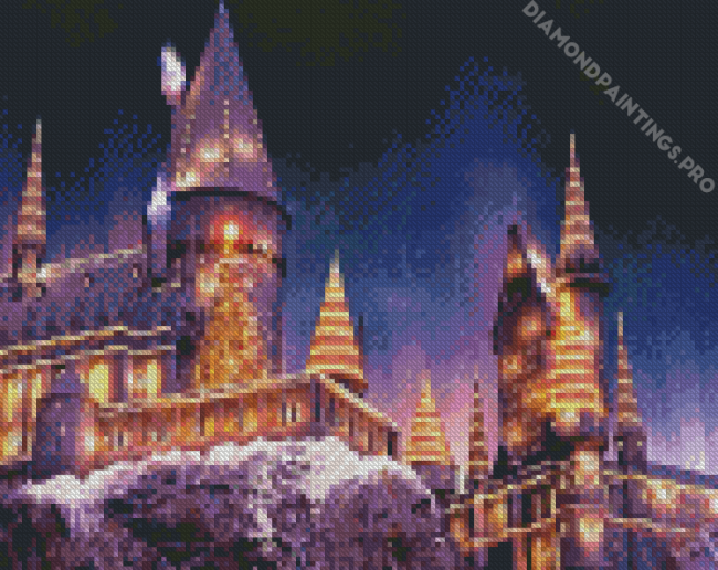 Harry Potter Hogwarts Castle diamond painting