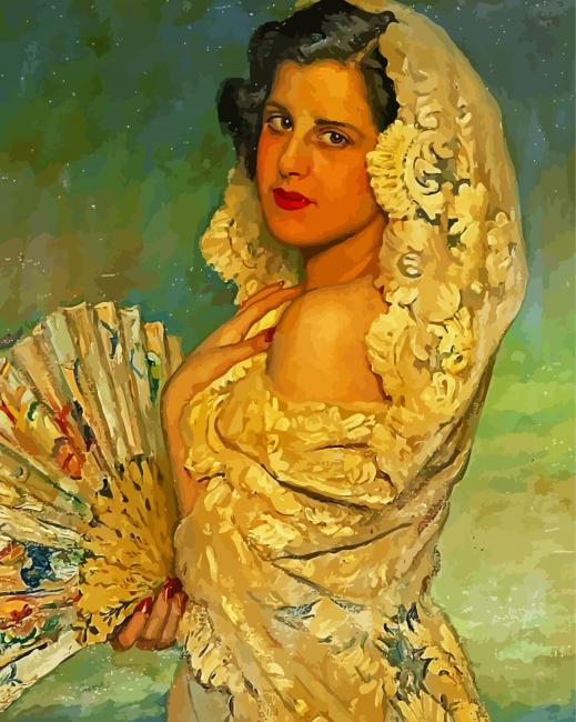 Hispanic Bride Art diamond painting