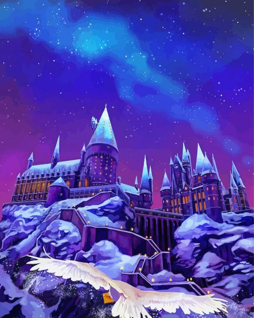 Hogwarts Castle Harry Potter diamond painting