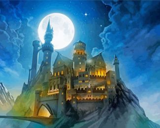 Hogwarts Castle diamond painting