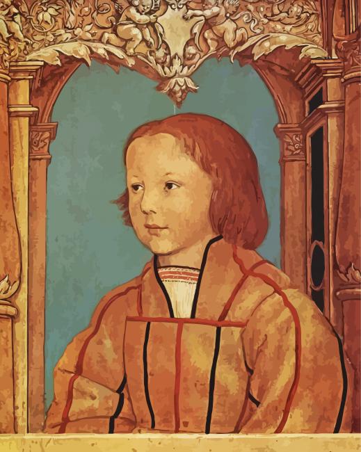 Holbein Boy With Blond Hair diamond painting