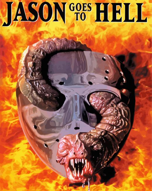 Jason Goes To Hell Poster Diamond Painting