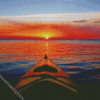 Kayaking At Sunset diamond painting