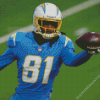 Mike Williams LA chargers diamond painting