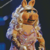 Cute Miss Piggy Diamond Painting