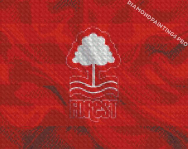 Nottingham Forest Football Club Flag Diamond Painting