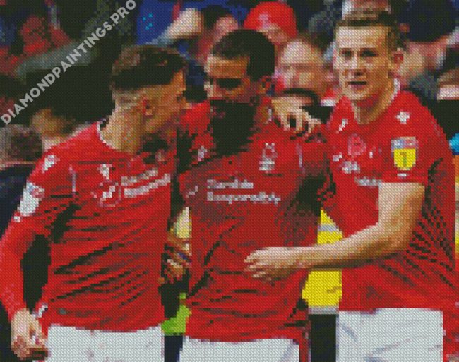 Nottingham Forest Football Club Players Diamond Painting