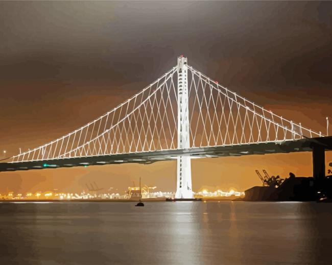 Oakland Bay Bridge San Francisco diamond painting