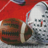 Ohio State Buckeyes Helmet And Ball Diamond Painting