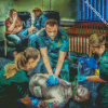Paramedic Staff Art Diamond Painting