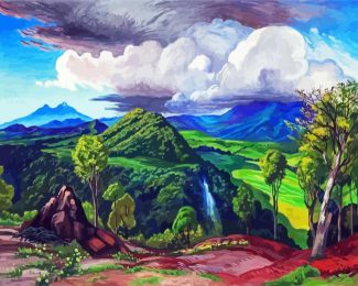 Pihuamo Valley By Dr Atl Diamond Painting
