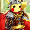 Pikachu Knight diamond painting