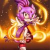 Pyrokinesis Blaze The Cat Sonic diamond painting
