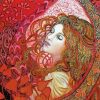 Redhead Goddess Diamond Painting