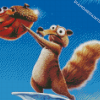 Scrat Cartoon Character Diamond Painting