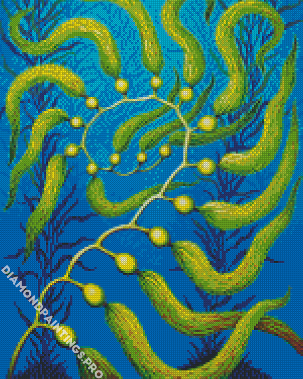 Seaweed Spiral Art Diamond Painting