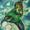 Superpower Green Lantern Diamond Painting