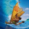 Surfing Waves Sea Moana Maui Diamond Painting