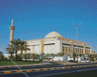 The Grand Mosque Of Kuwait diamond painting