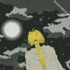 Winry Rockbell Looking To Moon Diamond Painting