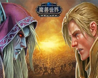 World Of Warcraft Game Diamond Painting
