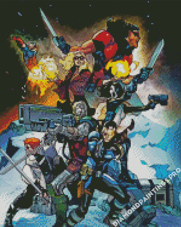 X Force Marvels Characters Diamond Painting