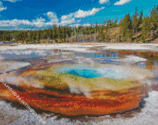 Yellowstone National Park Idaho diamond painting