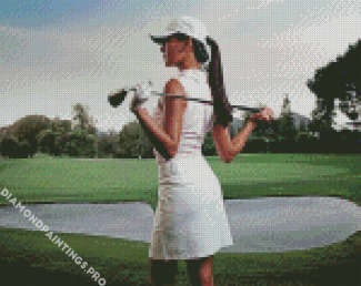 Lady Golf Diamond Painting