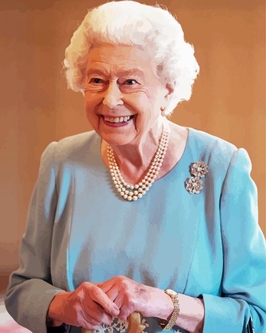 Aesthetic Queen Elizabeth Diamond Painting