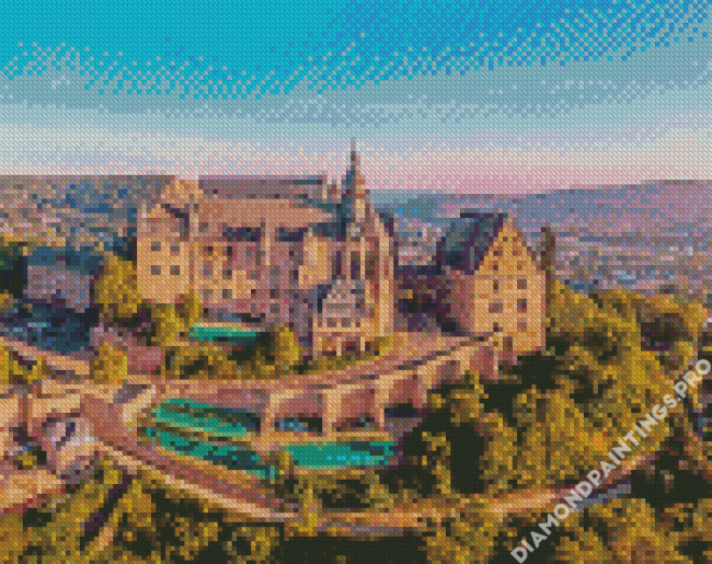 Marburg Castle Diamond Painting