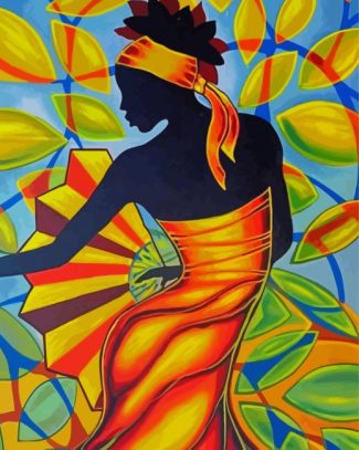 African Dancer Diamond Painting