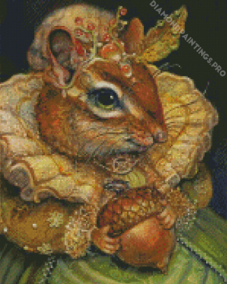 Classy Squirrel diamond painting